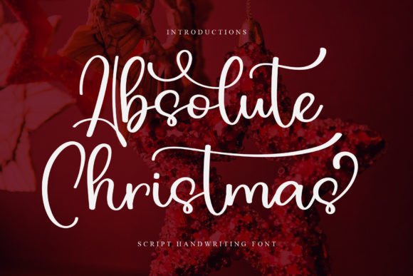 Absolute Christmas Font: Festive Script for Handmade Holiday Designs