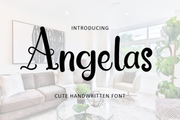 Angelas Handwritten Font for Crafters & Sellers