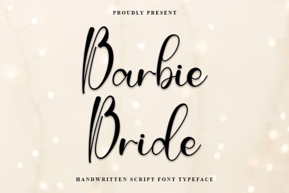 Barbie Bride: A Festive Script Font for Holiday Campaigns
