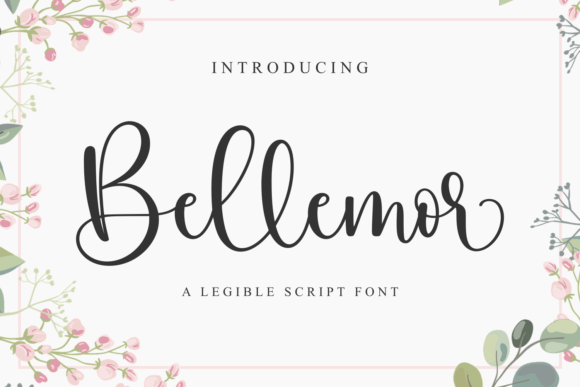 Bellemor Font: Elegant Script for Small Business Branding