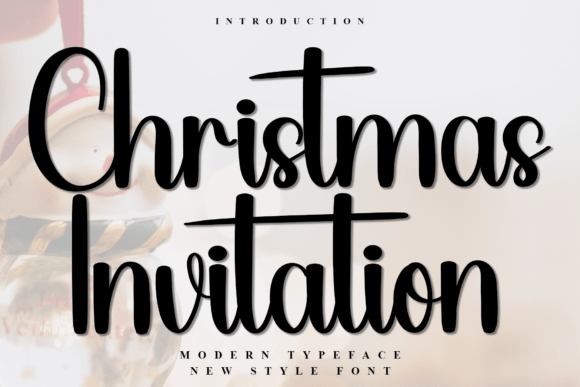 Christmas Invitation: A Festive Script Font That Delivers Joy—Not Just Glitter