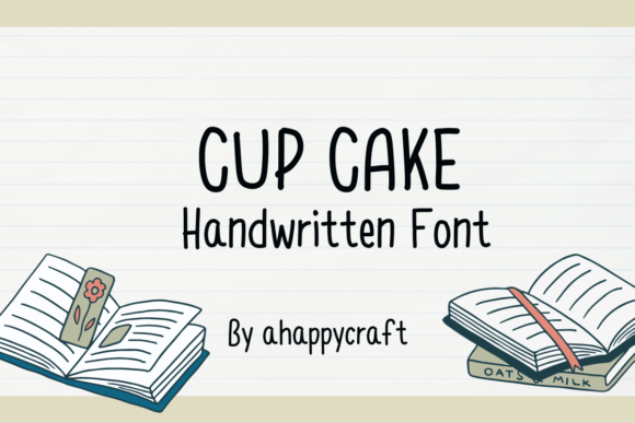 Cup Cake: A Handwritten Font That Feels Like a Warm Invitation