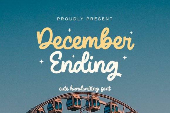 December Ending: A Handwritten Font That Makes Your Campaign Feel Human