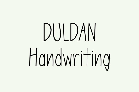 Duldan: A Friendly Handwritten Font That Lifts Your Brand