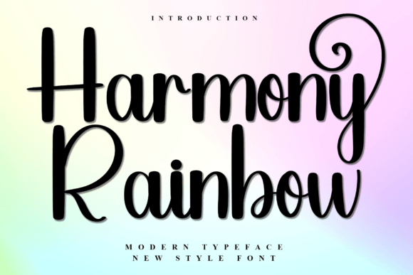 Harmony Rainbow Font: Festive Branding That Feels Genuine
