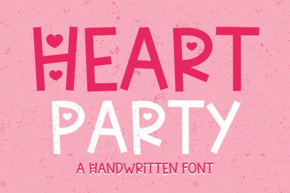 Heart Party: A Playful Handwritten Font That Elevates Your Brand