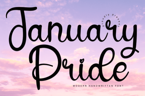 January Pride: A Friendly Handwritten Font for Editorial Charm