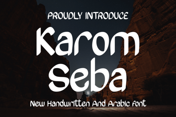 Karom Seba: A Warm, Handwritten Font for Editorial Charm