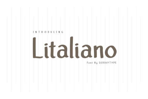 Litaliano: A Hand-Drawn Script Font with Editorial Warmth