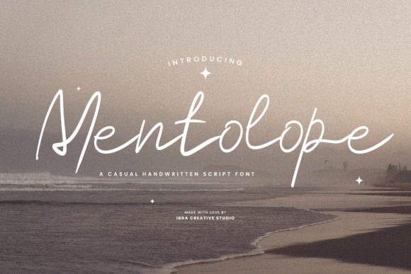Mentolope: A Handwritten Script Font That Feels Like a Warm Welcome