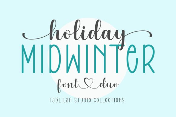 Midwinter Holiday Font: A Cheerful Script for Digital Branding