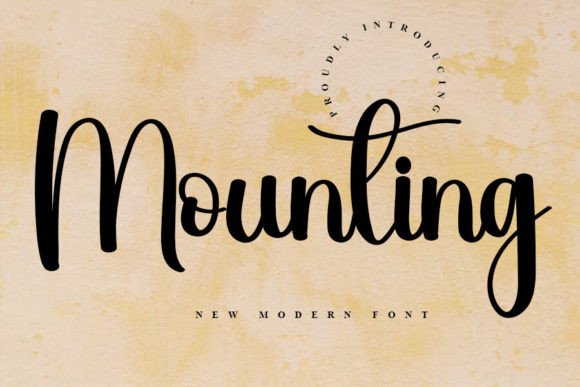 Mounting Font: Friendly Handwritten Style for Real Business Branding