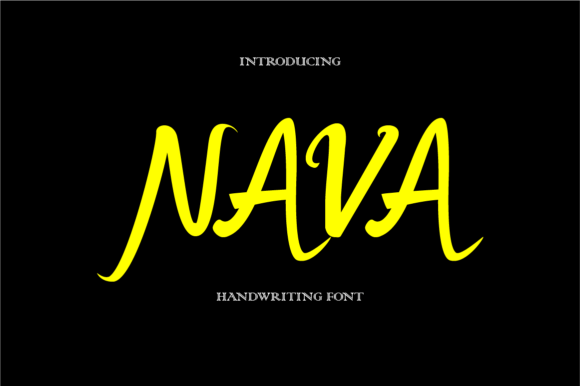 Nava: A Flowing Handwritten Font for Elegant Digital Headlines
