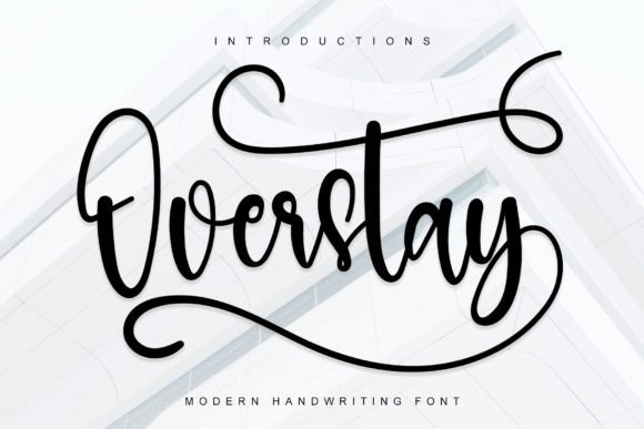 Overstay Handwritten Font for Professional Branding