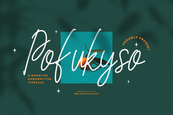 Pofukyso: A Whimsical Yet Professional Handwritten Font for Small Businesses