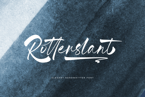 Rotterslant: A Handwritten Font That Elevates Digital Branding
