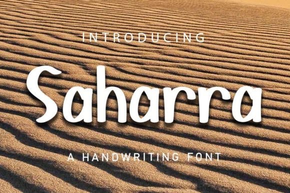 Saharra: A Playful Handwritten Font for Digital Branding