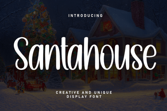 Santahouse: A Handwritten Font with Editorial Warmth