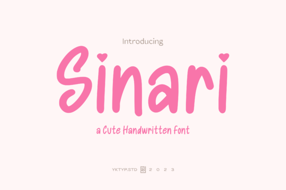 Sinari Handwritten Font for Warm, Trustworthy Branding