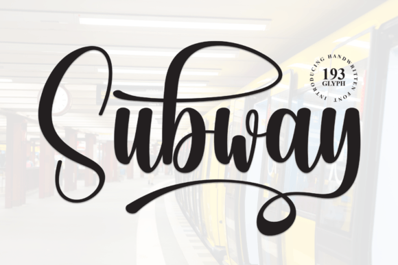 Subway: A Handwritten Font with Editorial Warmth