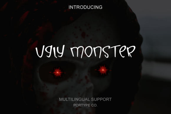 Ugly Monster Font: Playful Halloween Style for Small Business Branding