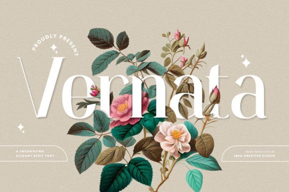 Vernata: A Serif Font That Elevates Handmade Labels & Printables
