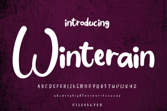 Winterain: A Handwritten Font That Feels Like a Warm Conversation